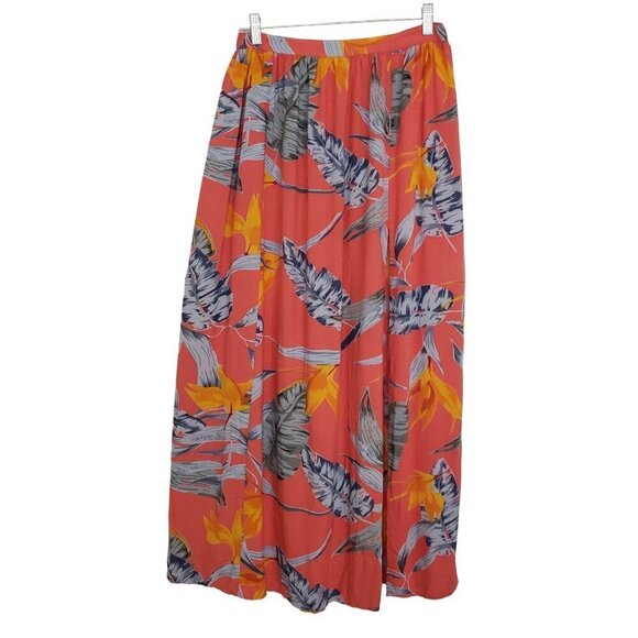 Patrons of Peace Floral Maxi Skirt Tropical Lightweight Flowy Womens Size Medium - Picture 1 of 12